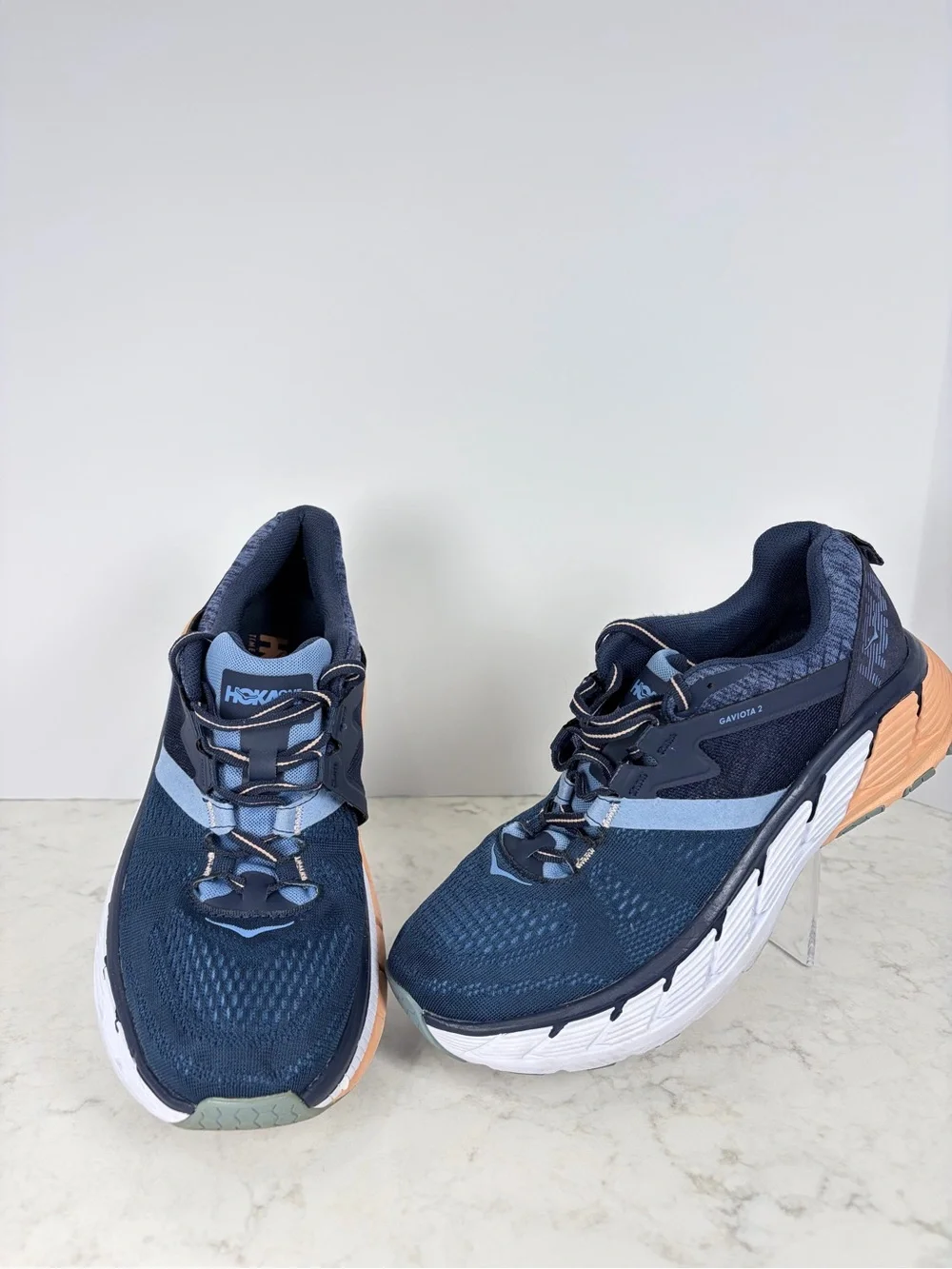 Hoka One One Gaviota 2 women’s Navy Blue/ dusty pink running  Shoes